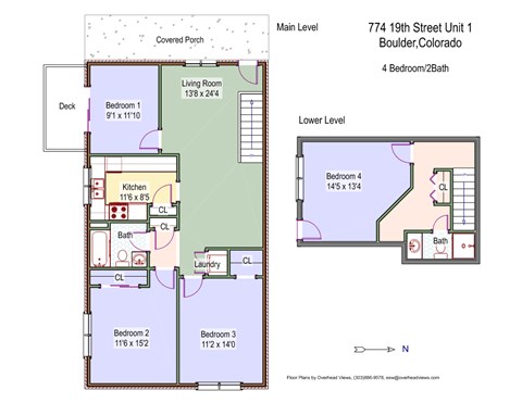 774 19th Street Unit 1 Floor Plan